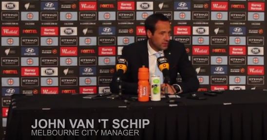 Melbourne Heart FC Manager Schip